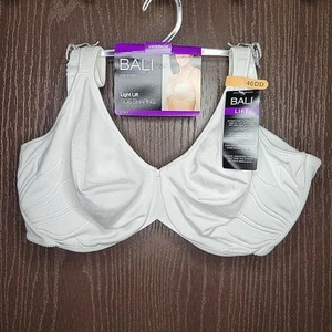 Bali Bra 40DD Light Lift Side Shaping Underwire White 3353 New with Tags - Picture 1 of 4