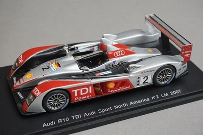 1:43 Spark S0682 Audi R10 TDI Sport North American Le Mans 2007 #2 model car - Image 1 of 4