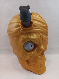 Zuru Dino Smashers Calavera Oro Habla Halloween Decoración Probada Funciona # - Imagen 1 de 18