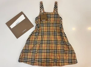 Authentic Burberry girls' dress, specifically a sleeveless design Size 10Y - Picture 1 of 8