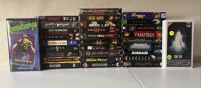 Lot of 30 VHS Horror Scifi Monsters Supernatural Thriller - Scream Alien Species - Image 1 of 4