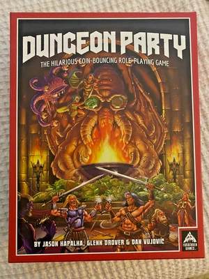 Dungeon Party RPG Board Game Complete Premium Rare Dragons Card Fun - Image 1 of 3