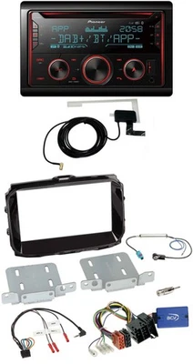 Pioneer 2DIN Lenkrad DAB USB CD Bluetooth Autoradio für Alfa Giulietta ISO 2013- - Bild 1 von 4