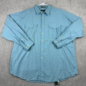 Orvis Angelhemd Langarm Knopfleiste Herren Gr. XL blau - Bild 1 von 7