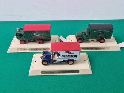 3 x Matchbox Models of Yesteryear Die-Cast Vans Mack Renault Atkinson - Image 1 of 4