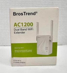 Adaptateur Wifi vers Ethernet BrosTrend AC1200 1200Mbps double bande universel sans fil - Photo 1/6