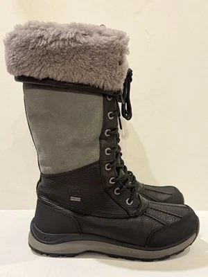 Botas Ugg Adirondack Tall III para mujer negras/grises talla 7,5 sin caja Foto 1 de 4