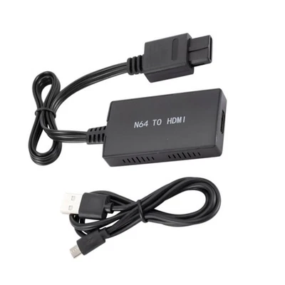 N64 to HDMI Converter Adapter w/ HD Link Cable For N64/SNES/NGC/SFC Plug&Play g - Image 1 of 4