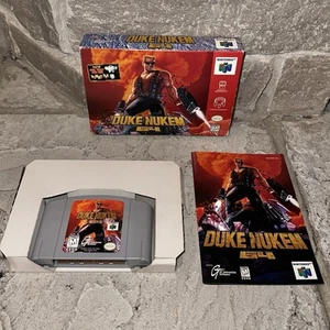 Getestet N64 Duke Nukem 64 CIB komplett in Box Spiel & Handbuch 1996 Nintendo - Bild 1 von 11