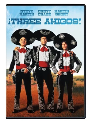 Three Amigos (DVD) Steve Martin Chevy Chase Martin Short Jr. (Importación USA) - Imagen 1 de 2