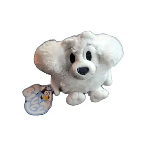 Peluche giocattolo Bluey Friends viola 6" bianco nuovo con etichetta - Foto 1 di 3