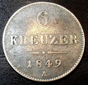 Oesterreich Österreich, 6 Kreuzer 1849 - Picture 1 of 2