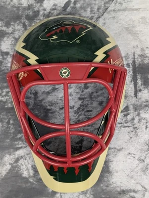 Minnesota Wild Goalie Mask Souvenir 10.5" 2012 Plastic Replica Hockey Fan NHL - Image 1 of 4