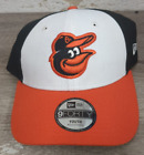 Baltimore Orioles New Era 9FORTY Youth White/Orange/Black Adjustable Hat Cap