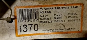 CINGOLI AUTOCARRO 1/2 COPPIA KONIG POLAR-S MOD370 - Foto 1 di 1