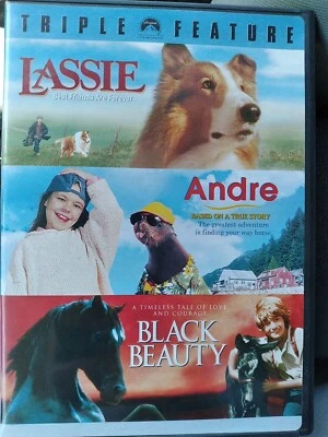 Lassie/Andre/Black Beauty - Triple Feature (DVD) 2007 - Image 1 of 4