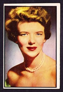1953 BOWMAN NBC TV RADIO STARS #86 SALLY BROPHY