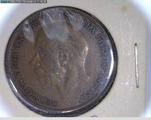 1927 Great Britian One Penny 1c old penny ( 40s180 ) - Picture 1 of 2