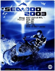 2003 Sea-Doo GS XS RS L Service Manual : 219-100-160 - Picture 1 of 1