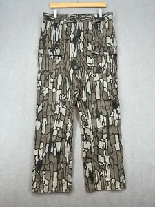 VTG Walls Trebark Camo Cargo Pants Mens 36 Medium Grunge Distressed Hunting - Picture 1 of 13