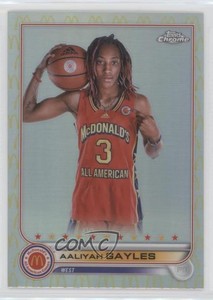 2022 Topps Chrome McDonald's All American Logo Refractor Aaliyah Gayles #90