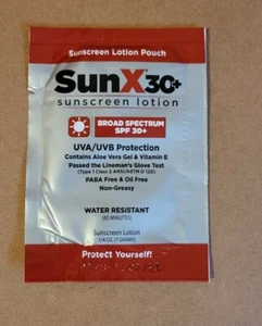(Case of 300) SunX SPF 30+ Broad Spectrum Sunscreen Lotion - Picture 1 of 1