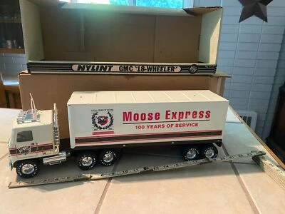 21" Nylint Loyal Order Moose Pressed Steel GMC 18-Wheeler Tin Toy truck Orig Box - Image 1 of 4