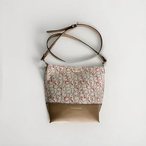 Calvin Klein Women’s Spring/Summer Shoulder Bag New With Tags - White And Tan - Picture 1 of 6