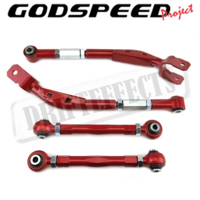 Godspeed 4PC Adjustable Rear Lateral Control Arm Kit For Subaru Outback 2000-09 - Imagen 1 de 4