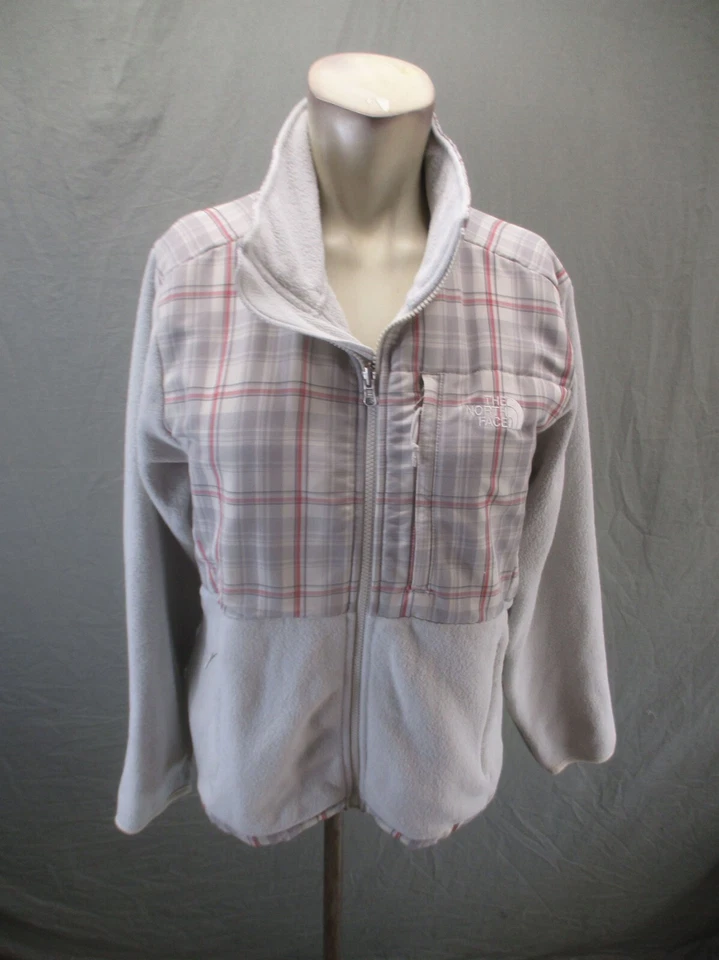 Jaqueta Denali The North Face Feminina Xadrez Zíper Completo Suporte Gola Bolso 944 - Imagem 1 de 4