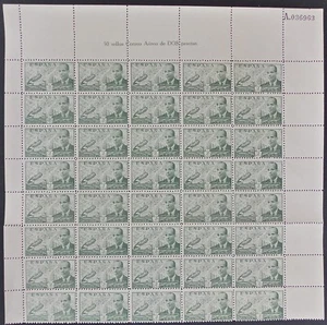 ESPAÑA 1947 - EDIFIL 945** - JUAN DE LA CIERVA - PLIEGO DE 40 SELLOS - MNH - Bild 1 von 2
