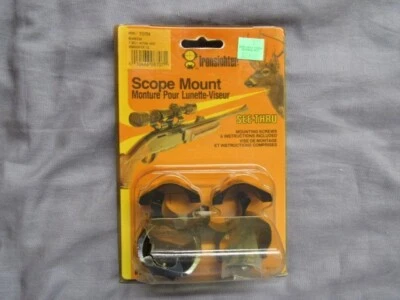 Ironsighter HIGH  See-Thru Scope rings Remington seven bolt action # 707H - Image 1 of 4