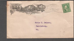 1919 illustrated advertising cover The Jarvis Palace Garage autos Burlington VT - Picture 1 of 2