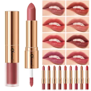 5PCS Langanhaltende Lip Gloss Samt Glasiert Matt Beauty Liquid Lippenstift Gla > - Bild 1 von 26