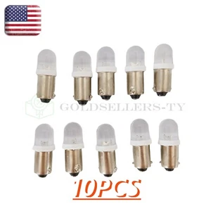 10x Super White BA9S LED Interior Instrument Panel Dash Map Light Bulb 1815 1895 - Picture 1 of 7