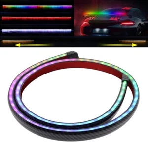 LED Car Tail Brake Light Strip Rear Wing Spoiler Lip Trim Universal - Foto 1 di 7