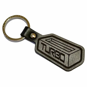 Turbo Brick Leather Keyring Keychain for Volvo Saab Free UK Delivery - Picture 1 of 2