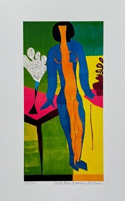 Henri Matisse ZULMA Estate 签名加盖限量版小号 Giclee 16 x 12 — 第 1/4 张图片