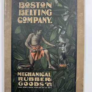 Vintage 1901 Boston Belting Company Catalog, Boston MA India Rubber Goods Mfg. - Picture 1 of 16