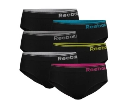 (2 or 6 Pair) Reebok Women's Stretch Performance Seamless Hipster Panties, - Image 1 of 4