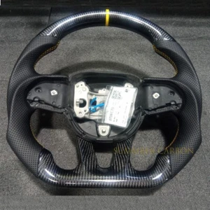 Carbon Fiber Steering Wheel Fit Dodge Charger Challenger Durango SRT 15+ - Imagen 1 de 2