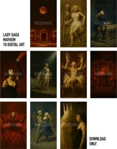 10 Lady Gaga Mayhem Drucke - Digital Art (nur digitaler Download) - Bild 1 von 9