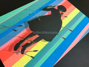 Eelus Baby Shot Me Down Hand Finished #/20 Graffiti Urban Pop Art Print Poster - Picture 1 of 11