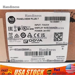 New Sealed 2711P-T10C22D9P /B HMI PanelView Plus 7 Graphic Terminal US Free Tax - Picture 1 of 2