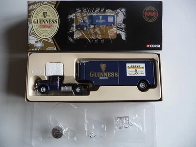 Corgi 50703 - Mack LJ With Fruehauf Trailer - Guinness. - Image 1 of 4