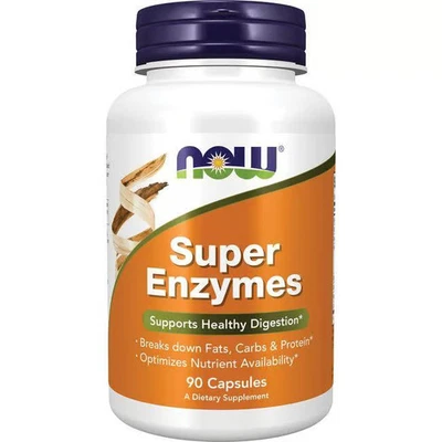 NOW Foods Super Enzymes 90 Caps - Image 1 of 2