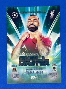 Mo Mohamed Salah Match Attax 25/26 Exclusive Edition Ball Master Football Card - Picture 1 of 1