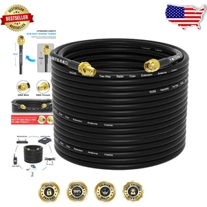 Durable 100FT SMA Female to Male RG58 Cable for Reliable Device Connections - Picture 1 of 7