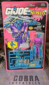 GI JOE ~ 1992 NIGHT CREEPER ~ SIN PLIEGUES ~ COBRA NINJA ~ SIN USAR, EN CAJA MOSC ~ NINJA FORCE - Imagen 1 de 5