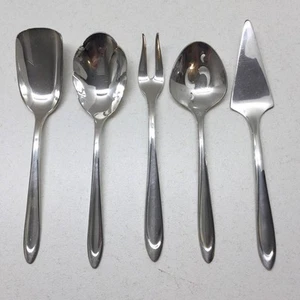 5 Pc International Silver Meriden First Lady Silverplate Hostess Serving Set Vtg - Picture 1 of 6